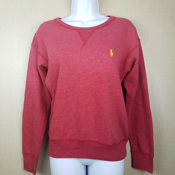 Polo Ralph Lauren Tops - Polo Ralph Lauren Red Sweatshirt